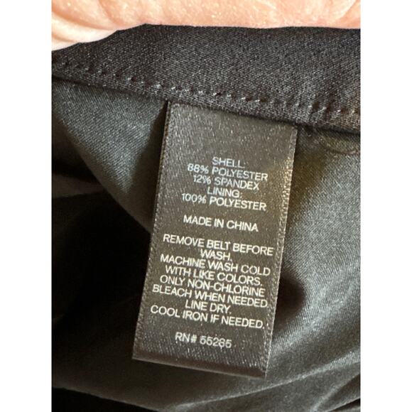 EUC Express Black Skirt Minimalist Pencil Corporate Womens 10 Basic Office Siren - Picture 6 of 6